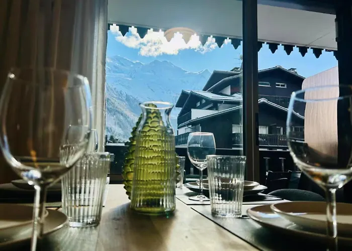 Apartment Mont-blanc View Skiing Parking Chamonix