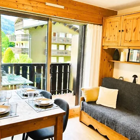 アパート Renovated Flat With Mont Blanc's View Parking シャモニー